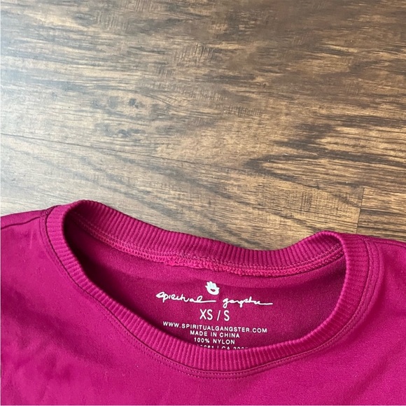 Spiritual Gangster Active Flow Tank Top size xs small magenta NWT - Picture 4 of 6